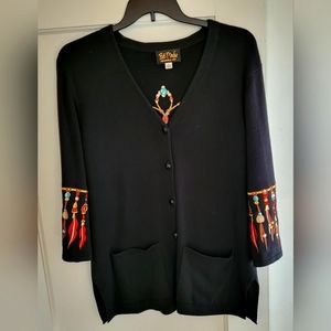 Bob Mackie Wearable Art sweater